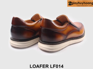 Giày lười da nam thể thao cao cấp màu bò Loafer LF014 002