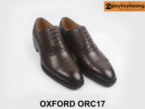 Giày tây thời trang nam Oxford nâu sang trọng ORC17 002