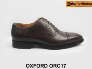 Giày tây thời trang nam Oxford nâu sang trọng ORC17 001
