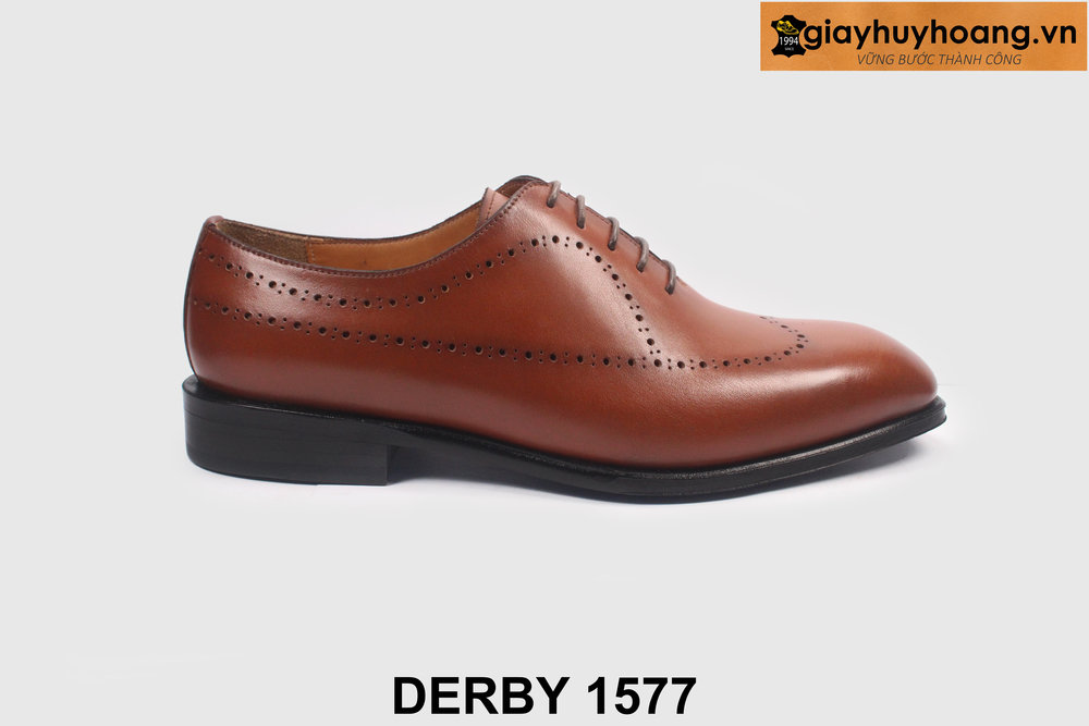 ban-giay-tay-nam-cong-so-thu-cong-derby-1577-7 Giày da nam phong cách chính hãng Derby 1577 001