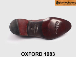 Giày tây oxford màu đỏ đô Wingtips cao cấp 1983 002
