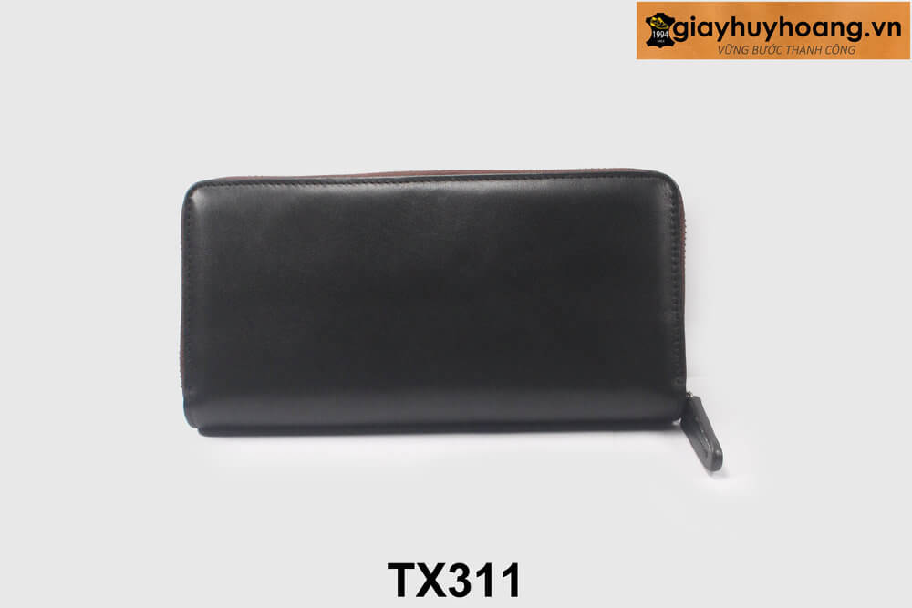 ban-vi-dai-cam-tay-nam-cao-cap-giayhuyhoangvn-tx311-2 Ví da nam dạng dài da bê con cao cấp TX311 006