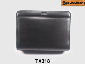Túi ví clutch cầm tay màu đen tiện dụng cao cấp TX318 001