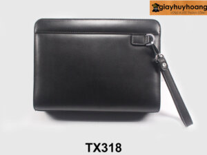 Túi ví clutch cầm tay màu đen tiện dụng cao cấp TX318 006