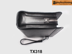 Túi ví clutch cầm tay màu đen tiện dụng cao cấp TX318 003
