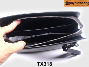 Túi ví clutch cầm tay màu đen tiện dụng cao cấp TX318 002
