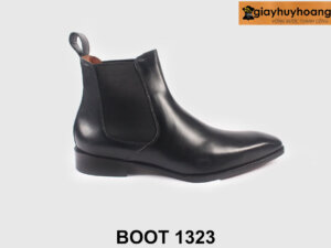 Giày da boot nam đen thời trang đi làm 1323 001