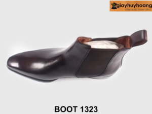 Giày da boot nam công sở chính hãng màu nâu oxford 1323 005