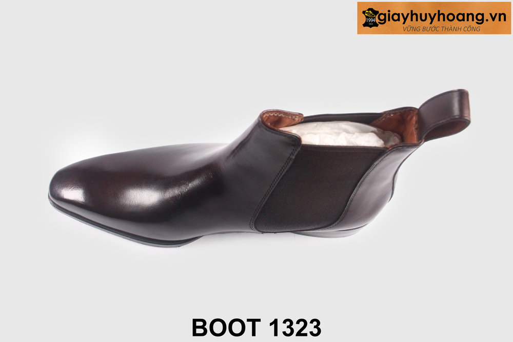 ban-giay-boot-nam-cong-so-1323-giayhuyhoangvn-12 Giày da boot nam công sở chính hãng màu nâu oxford 1323 005