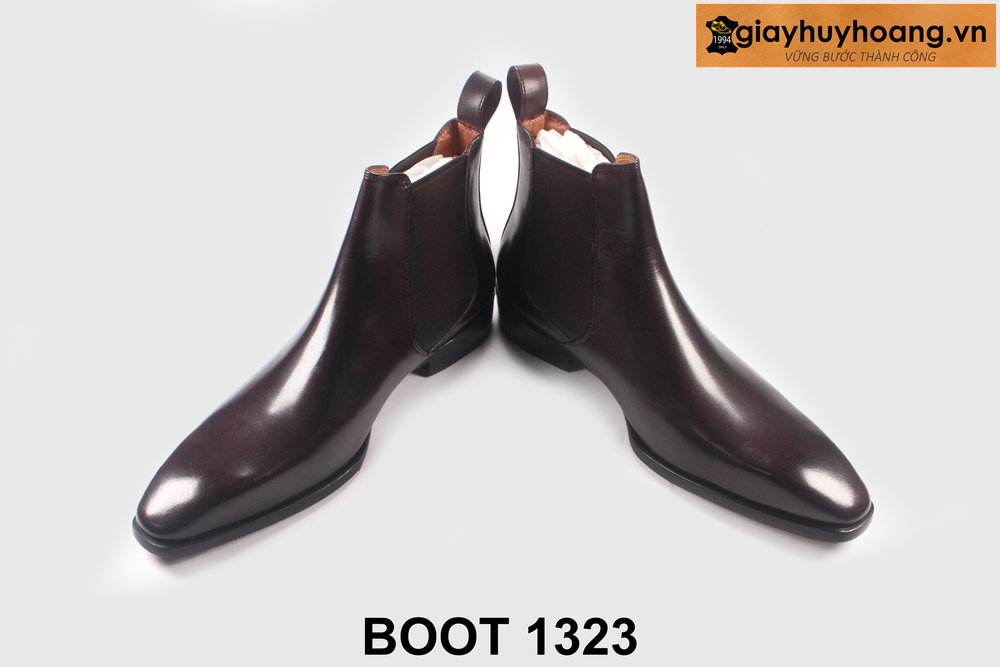 ban-giay-boot-nam-cong-so-1323-giayhuyhoangvn-14 Giày da boot nam công sở chính hãng màu nâu oxford 1323 003