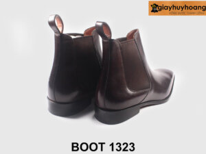 Giày da boot nam công sở chính hãng màu nâu oxford 1323 002