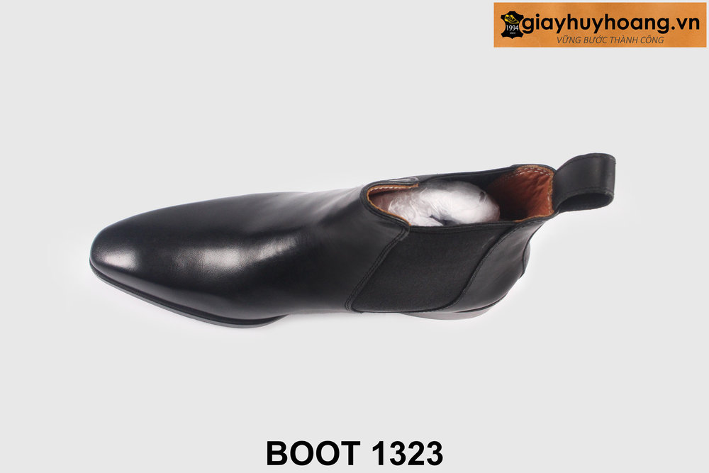 ban-giay-boot-nam-cong-so-1323-giayhuyhoangvn-2 Giày da boot nam đen thời trang đi làm 1323 006