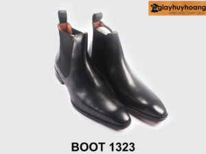 Giày da boot nam đen thời trang đi làm 1323 004