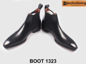 Giày da boot nam đen thời trang đi làm 1323 003