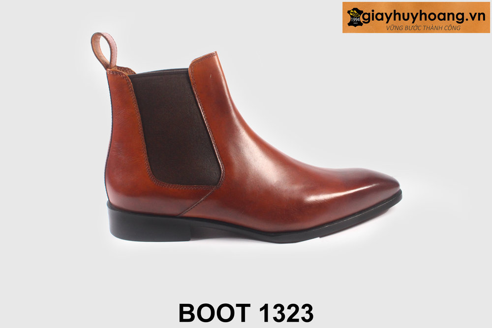 ban-giay-boot-nam-cong-so-1323-giayhuyhoangvn-6 Giày boot nam cổ cao da bê cao cấp màu nâu bò 1323 0014