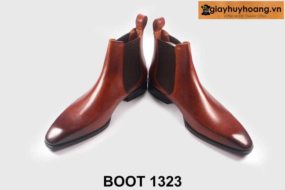 ban-giay-boot-nam-cong-so-1323-giayhuyhoangvn-9 Giày boot nam cổ cao da bê cao cấp màu nâu bò 1323 0016
