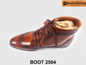 Giày boot nam buộc dây đậm chất phong cách 2504 005