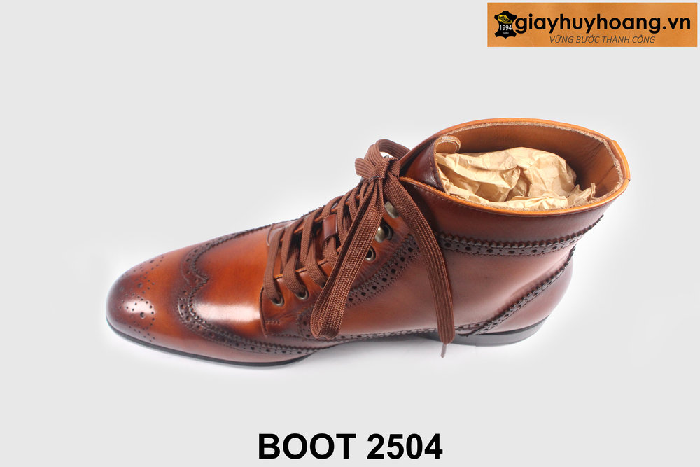 ban-giay-da-co-cao-nam-buoc-day-boot-wingtips-2504-2 Giày boot nam buộc dây đậm chất phong cách 2504 005