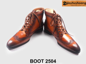 Giày boot nam buộc dây đậm chất phong cách 2504 003