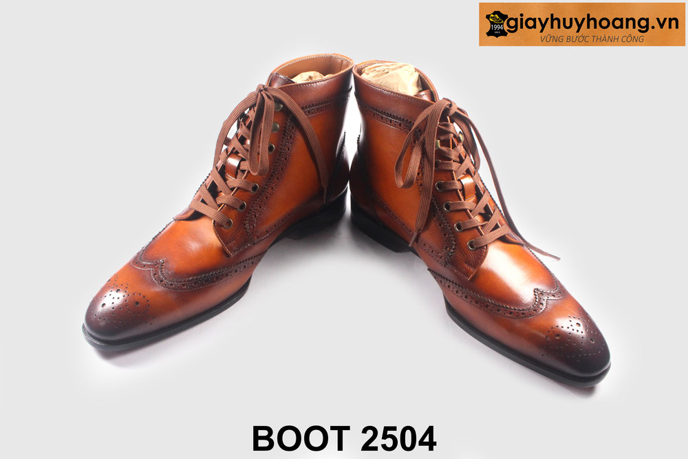 ban-giay-da-co-cao-nam-buoc-day-boot-wingtips-2504-4 Giày boot nam buộc dây đậm chất phong cách 2504 003