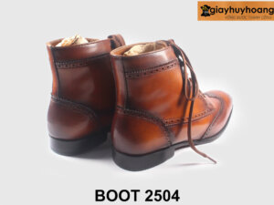 Giày boot nam buộc dây đậm chất phong cách 2504 002