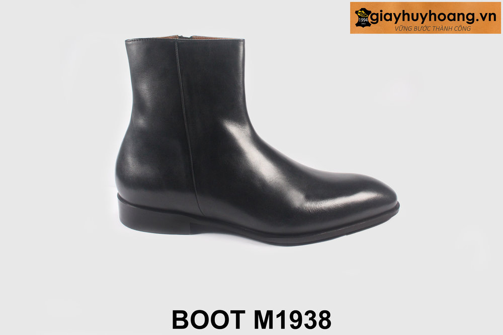 ban-giay-da-co-cao-nam-khoa-keo-boot-m1938-1 Giày da boot khóa kéo nam thời trang nam tính 1938 001
