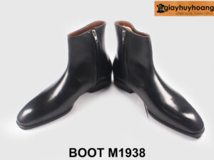 Giày da boot khóa kéo nam thời trang nam tính 1938 003