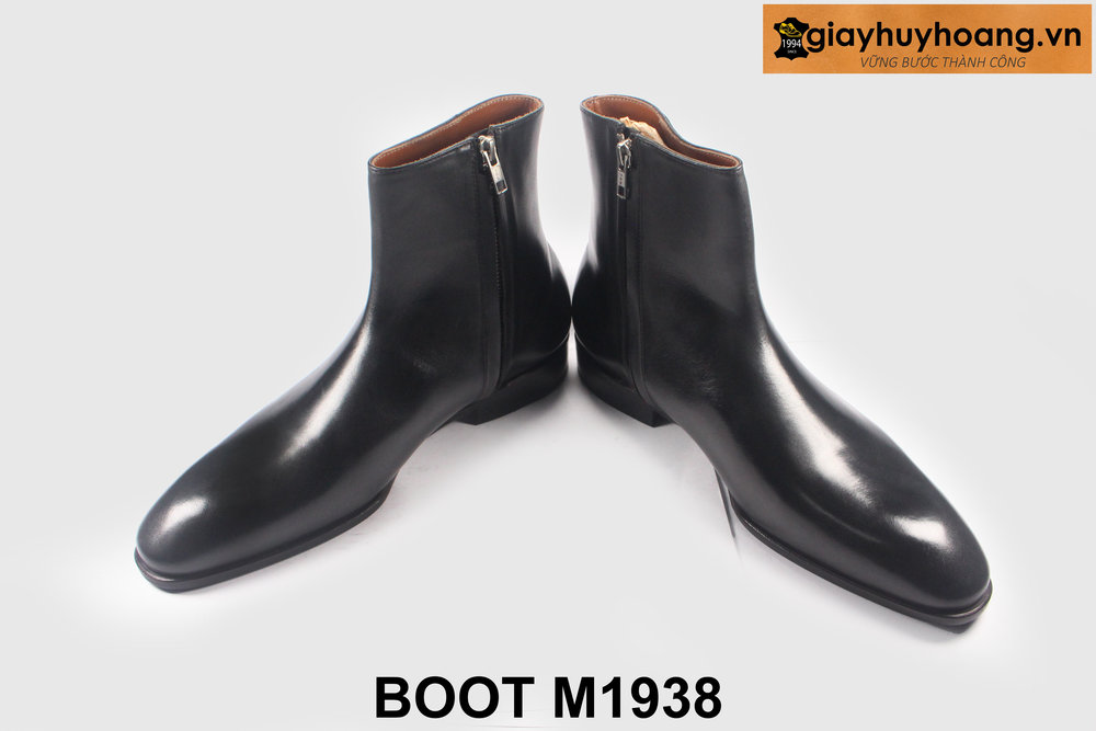 ban-giay-da-co-cao-nam-khoa-keo-boot-m1938-4 Giày da boot khóa kéo nam thời trang nam tính 1938 003