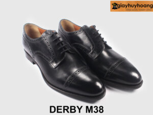 Giày da derby nam màu đen thời trang chính hãng M38 004