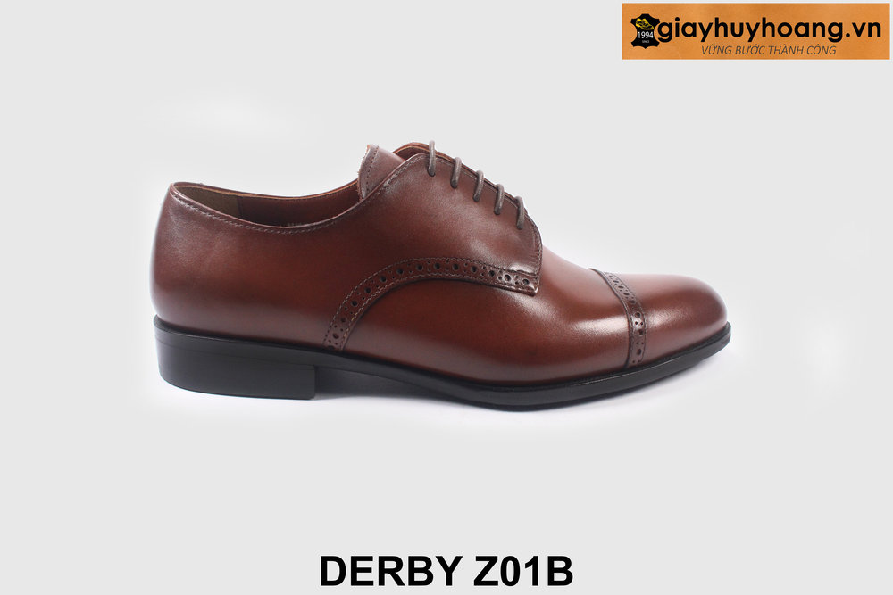 ban-giay-da-derby-z01b-tre-trung-giayhuyhoangvn-1 Giày da derby nam công sở đẹp bền bỉ Z01B 001