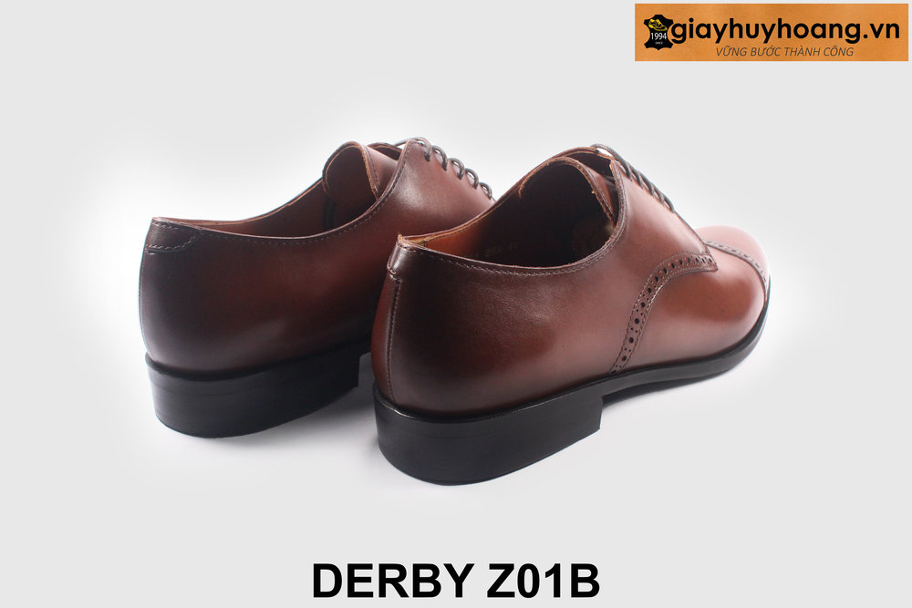 ban-giay-da-derby-z01b-tre-trung-giayhuyhoangvn-5 Giày da derby nam công sở đẹp bền bỉ Z01B 002