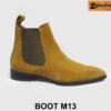 Giày da boot nam da lộn màu bò sáng M13 001