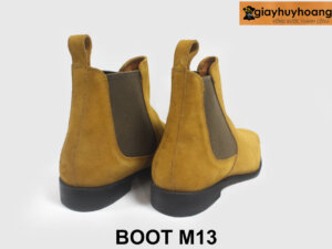 Giày da boot nam da lộn màu bò sáng M13 002
