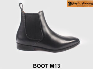 Size 38 Giày da boot nam size nhỏ da trơn M13 001