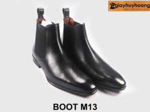 Size 38 Giày da boot nam size nhỏ da trơn M13 0014