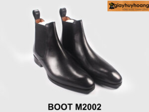 Giày da boot nam màu đen cao cấp thời trang M2002 004