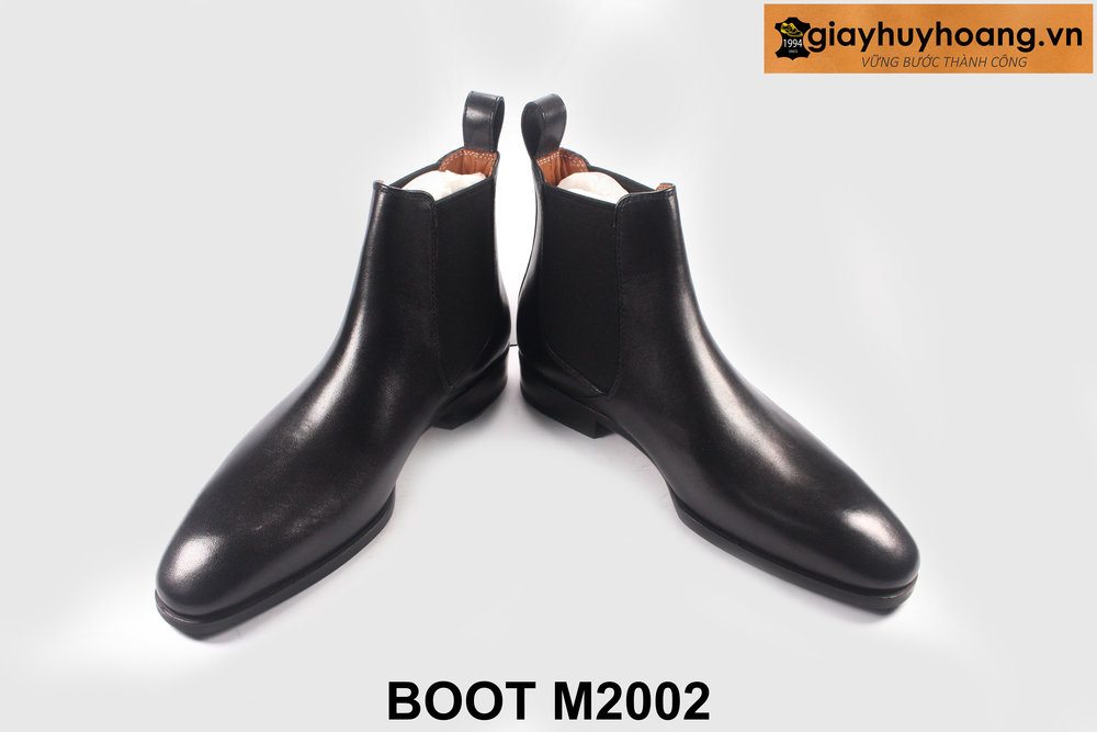 ban-giay-da-nam-boot-co-cao-m2002-giayhuyhoangvn-4 Giày da boot nam màu đen cao cấp thời trang M2002 003