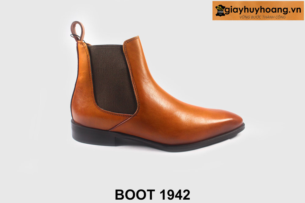 ban-giay-da-nam-boot-nam-co-cao-1942-giayhuyhoangvn-1 Size 38 giày da boot nam màu bò sáng tôn dáng 1942 001