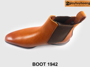 Size 38 giày da boot nam màu bò sáng tôn dáng 1942 005