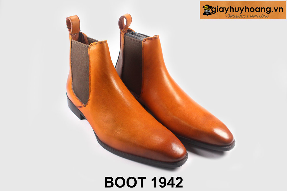 ban-giay-da-nam-boot-nam-co-cao-1942-giayhuyhoangvn-3 Size 38 giày da boot nam màu bò sáng tôn dáng 1942 004