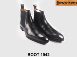 Size 38 Giày da chelsea boot nam cổ cao dáng thon dài 1942 004