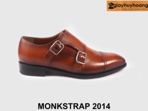 Giày da nam màu nâu đẹp Monkstrap 2014 001