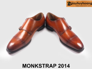 Giày da nam màu nâu đẹp Monkstrap 2014 003