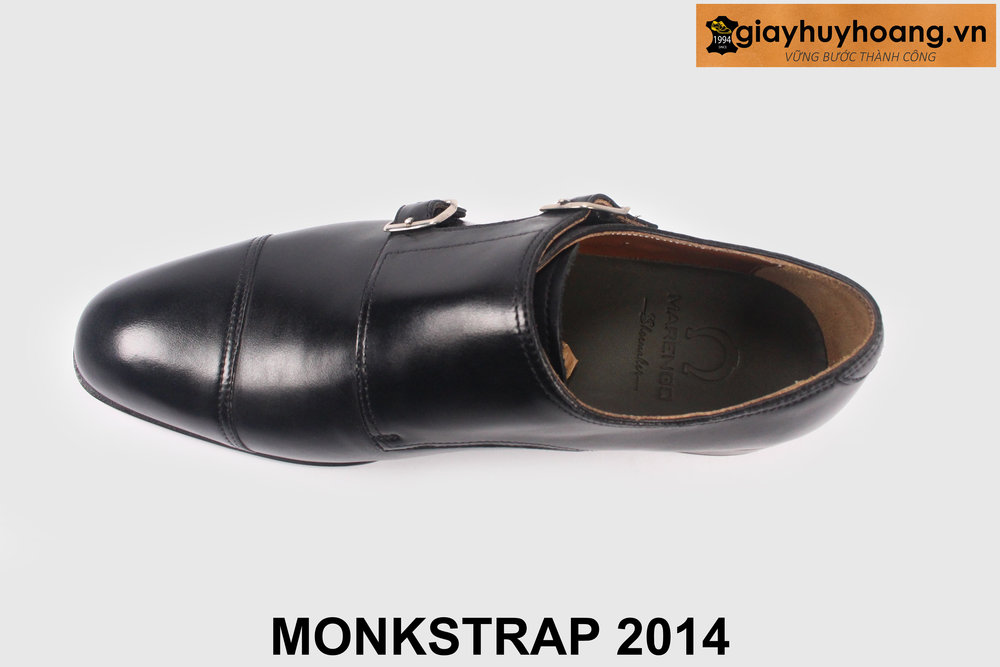 ban-giay-da-nam-cao-cap-2014-chinh-hang-giayhuyhoangvn-7 Giày da nam hai khóa màu đen công sở Monkstrap 2014 005