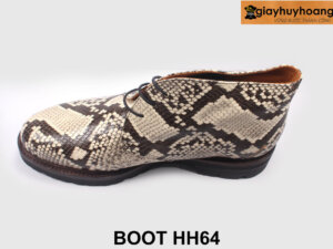 Giày da trăn nam cổ thấp chính hãng Chukka Boot HH64 006
