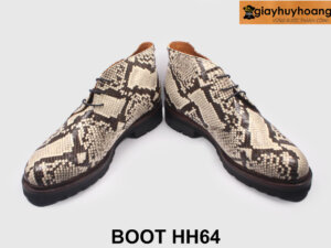 Giày da trăn nam cổ thấp chính hãng Chukka Boot HH64 004