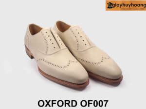 Giày da mộc nhuộm màu yêu cầu oxford nam OF007 004
