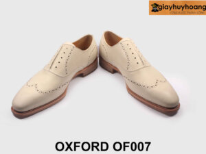 Giày da mộc nhuộm màu yêu cầu oxford nam OF007 003
