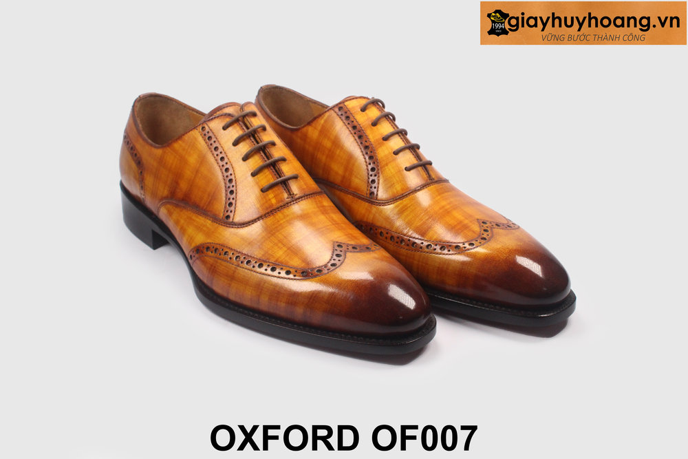ban-giay-da-nam-cong-so-chinh-hang-oxford-of007-8 Giày da oxford nam màu bò sọc caro OF007 004