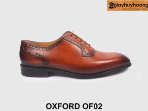 Giày da nam công sở phong cách màu bò oxford OF02 001